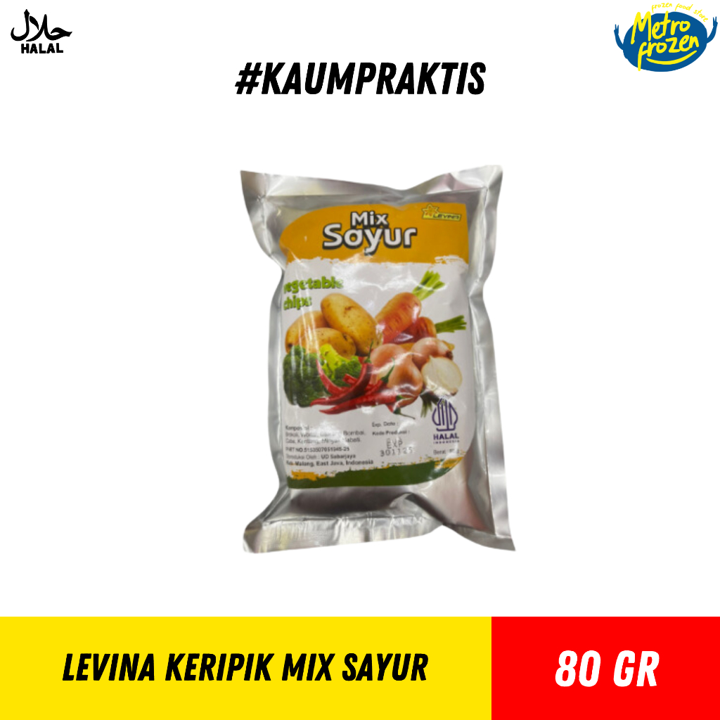 

LEVINA Keripik Buah All Varian 100gr //keripik buah //keripik sayur