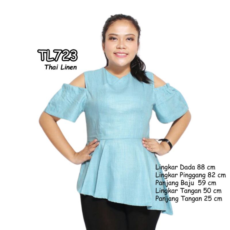 Dresscovery.id | TL723 Maya Korean Princess Top | Atasan Sabrina Wanita Korea Kekinian