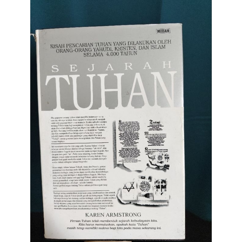 (Preloved) A History of God (Karen Armstrong) versi Indonesia