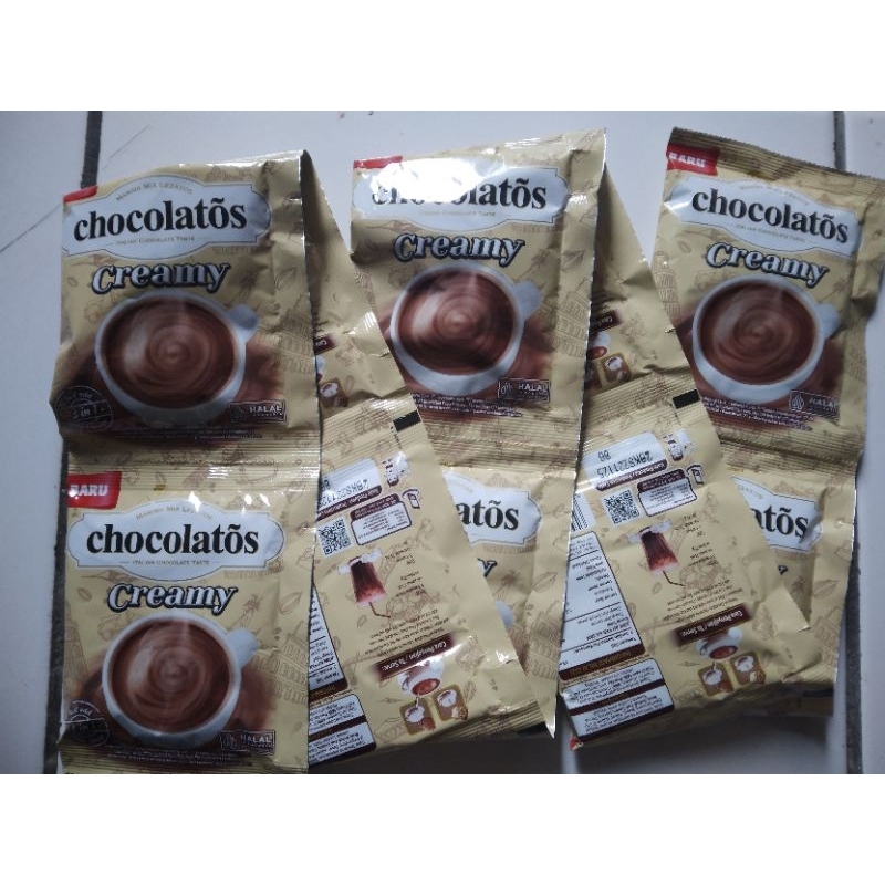 

Chocolatos Cokelat Drink Creamy Kemasan 1 Renceng isi 10 Sachet