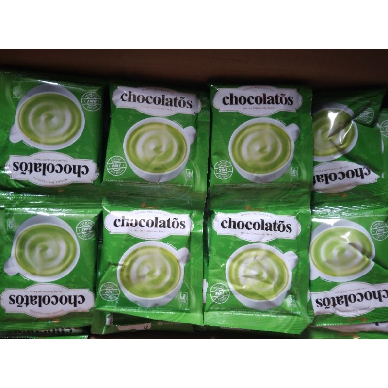 

Chocolatos Drink Matcha Latte Kemasan 1 Renceng isi 10 Sachet