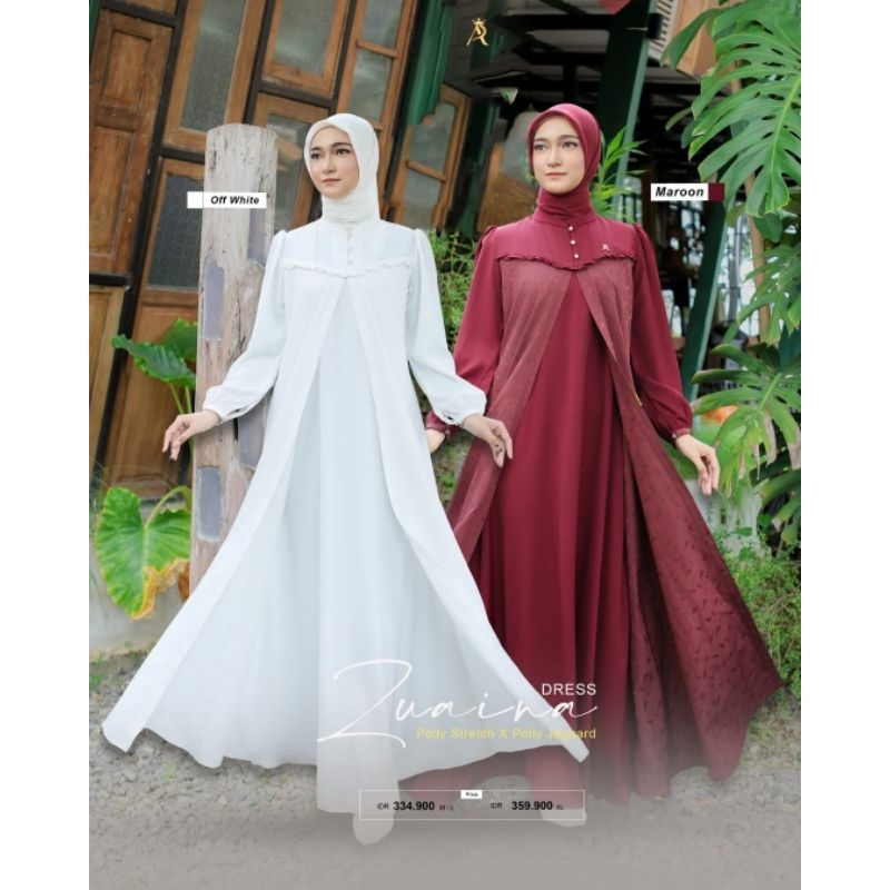 Zuaina Couple Series by Arrafi ORI Gamis dan Koko Sarimbit Dewasa Raya