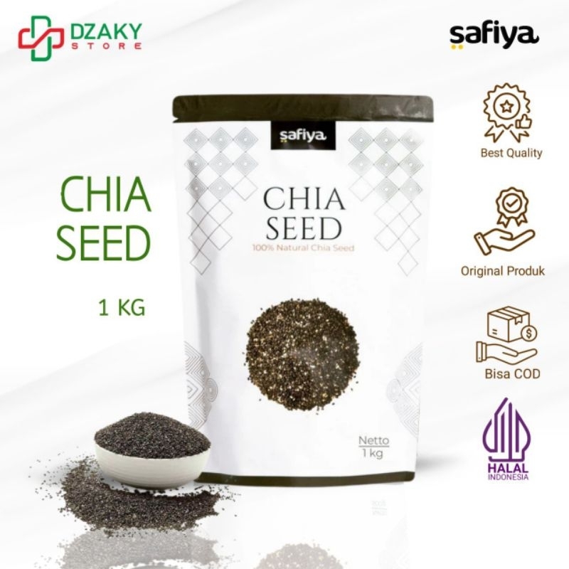 

Safiya Chiaseed Organik 1 Kg Chia Seed Premium
