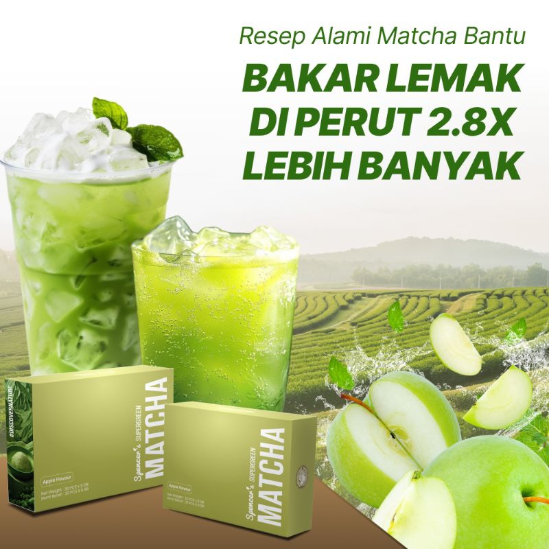 

Spencer's Supergreen Matcha - Apple