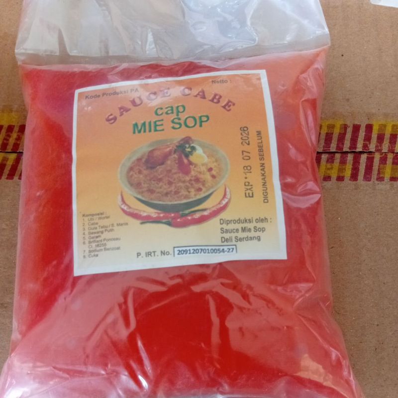 

sauce cabe cap mie sop net 525 gr