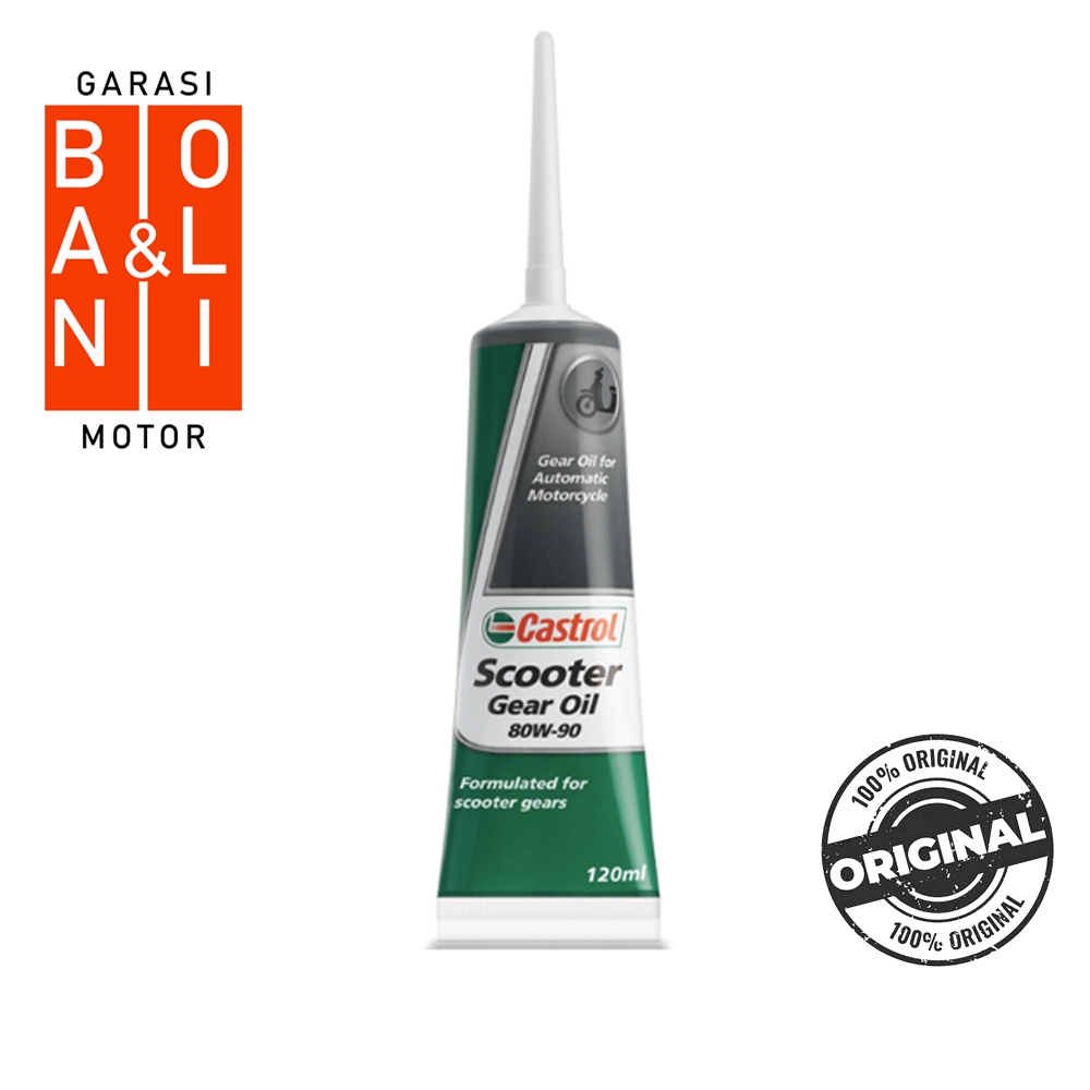 Oli Castrol Scooter Gear Oil (120ML) Oli Gardan Castrol Oli gear oli gir Motor