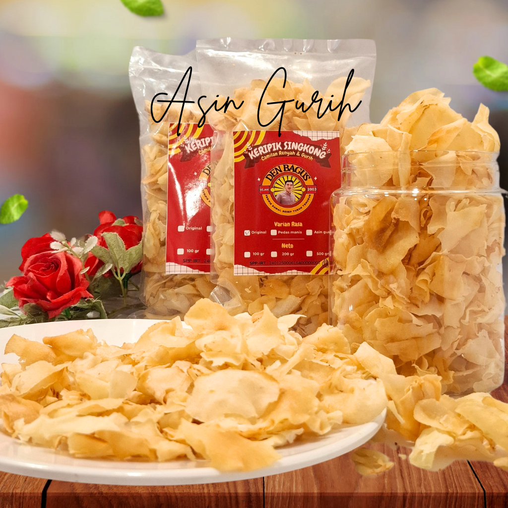 

Keripik Singkong Den Bagus Asin Gurih