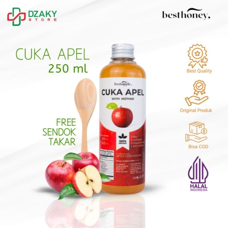 

[GROSIR] Cuka Apel Original - Diet Detoks - Apple Cider Vinegar - Toner Wajah Alami - Toner Cuka Apel 250ml