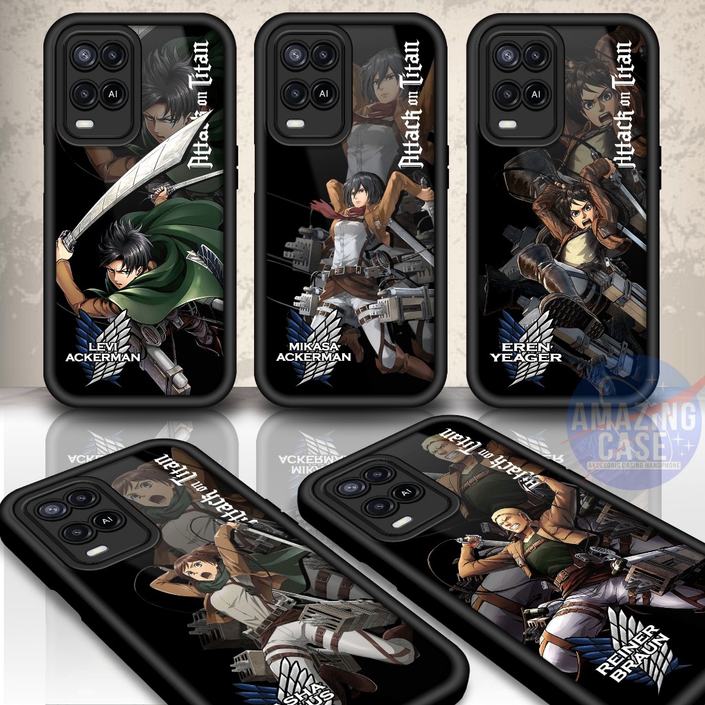 Softcase Glass kaca For OPPO A54 AOT Casing Handphone Case Hp Procamera