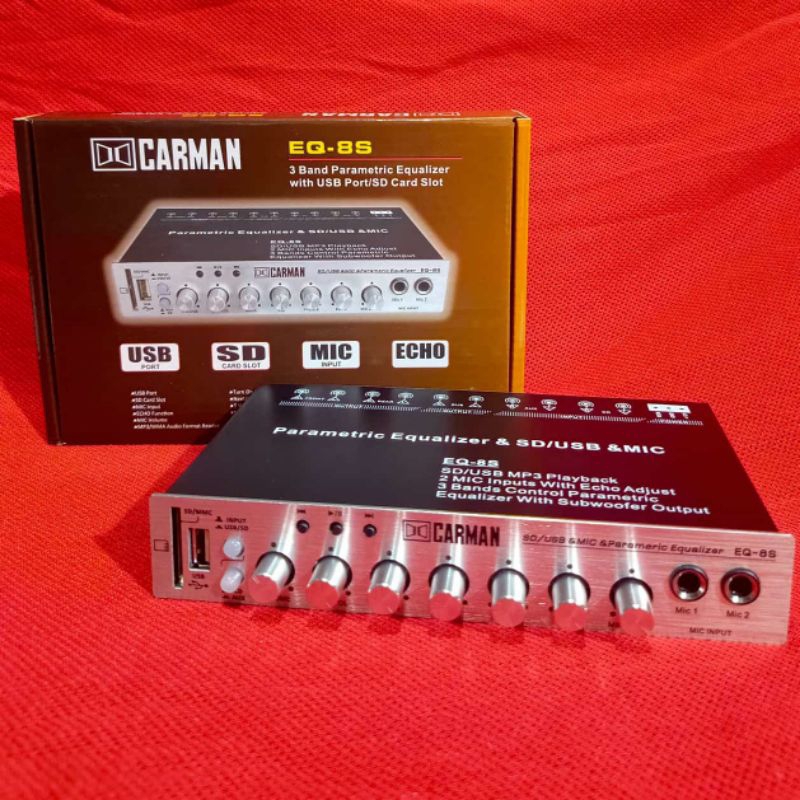Carman EQ8S Preamp / Parametrik Carman EQ 8S - Parametrik Carman EQ 8S