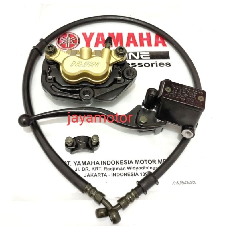selang rem+kaliper depan+master rem set depan Yamaha Nouvo z, Nouvo lele