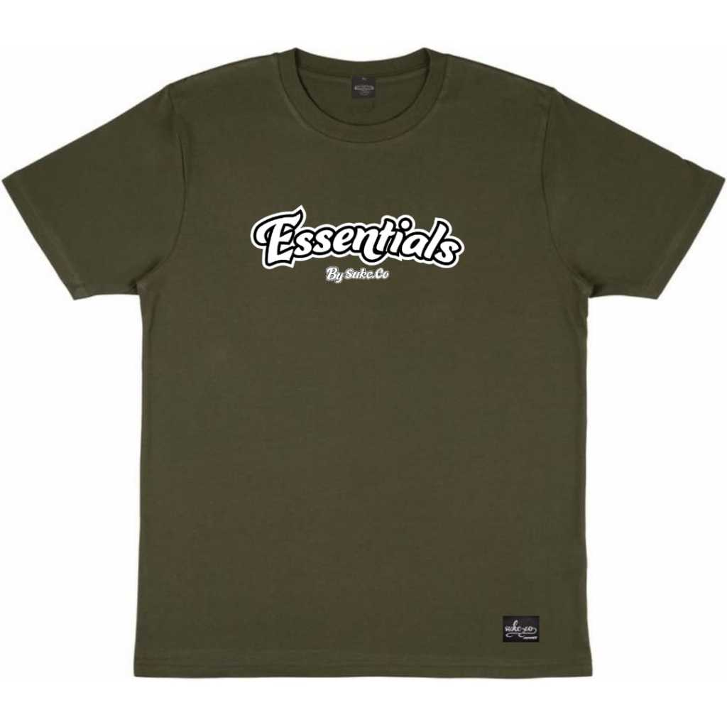 Baju Kaos Essentials Pria Wanita Import/ Kaos Atasan Unisex 100% Original