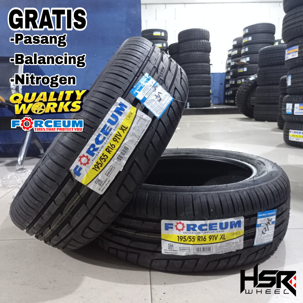 BAN MOBIL 195 55 R16 FORCEUM OCTA - BAN RING 16 UKURAN 195/55 R16 TUBLLES