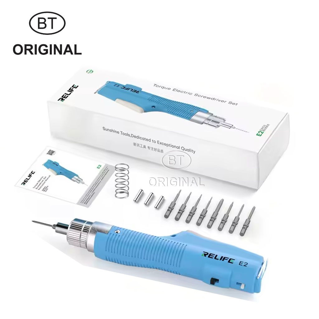 OBENG ELEKTRIK MULTI SPEED STRONG MAGNETIC ADJUSTABLE TORQUE - RELIFE E2