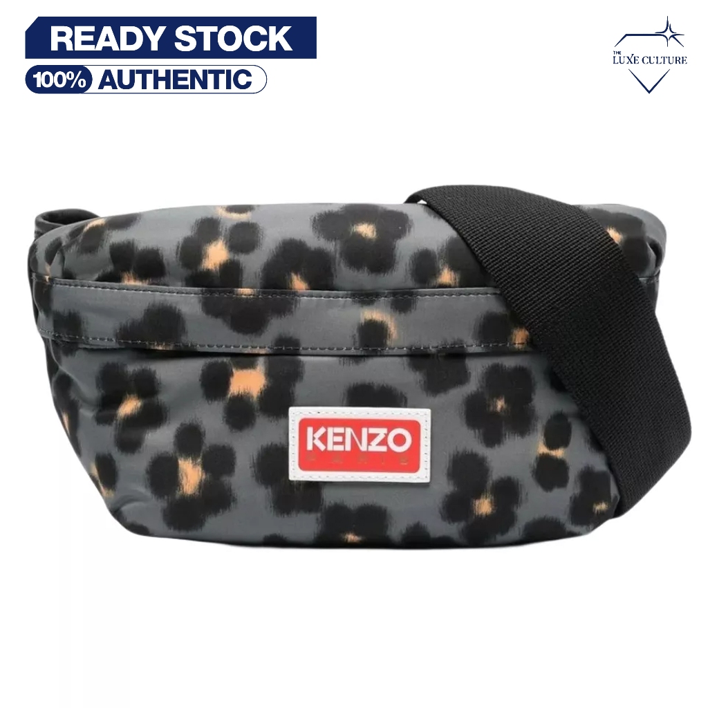 Kenzo Hana Leopard Waistbag / Tas Branded Original