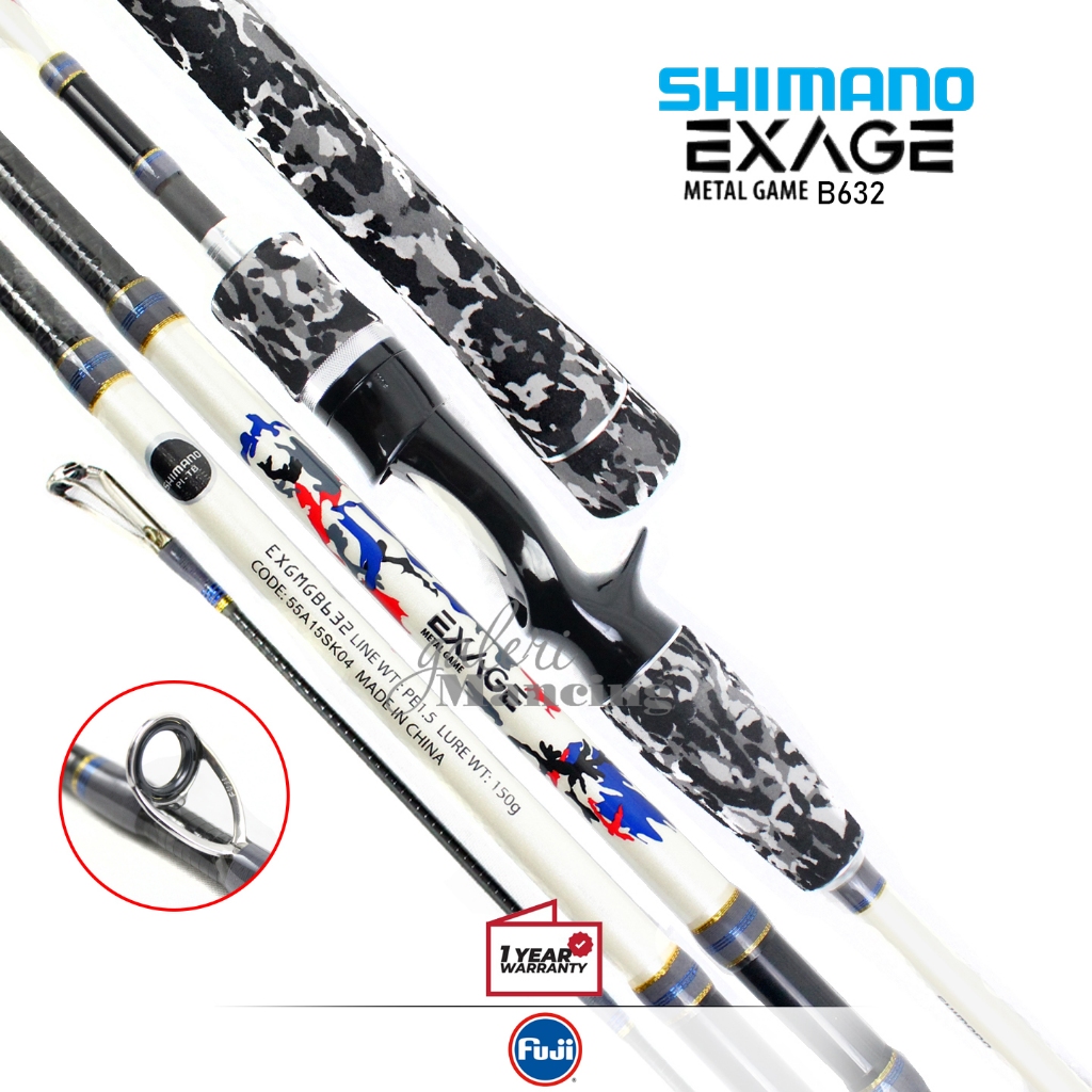JORAN BAITCASTING SHIMANO EXAGE METAL GAME B632