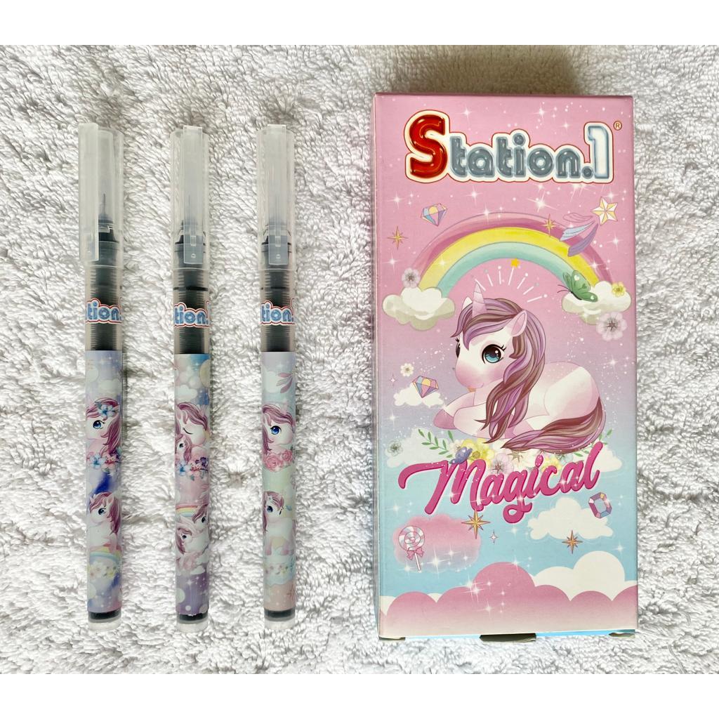 

Pulpen Gel Station-1 Unicorn (12pc)