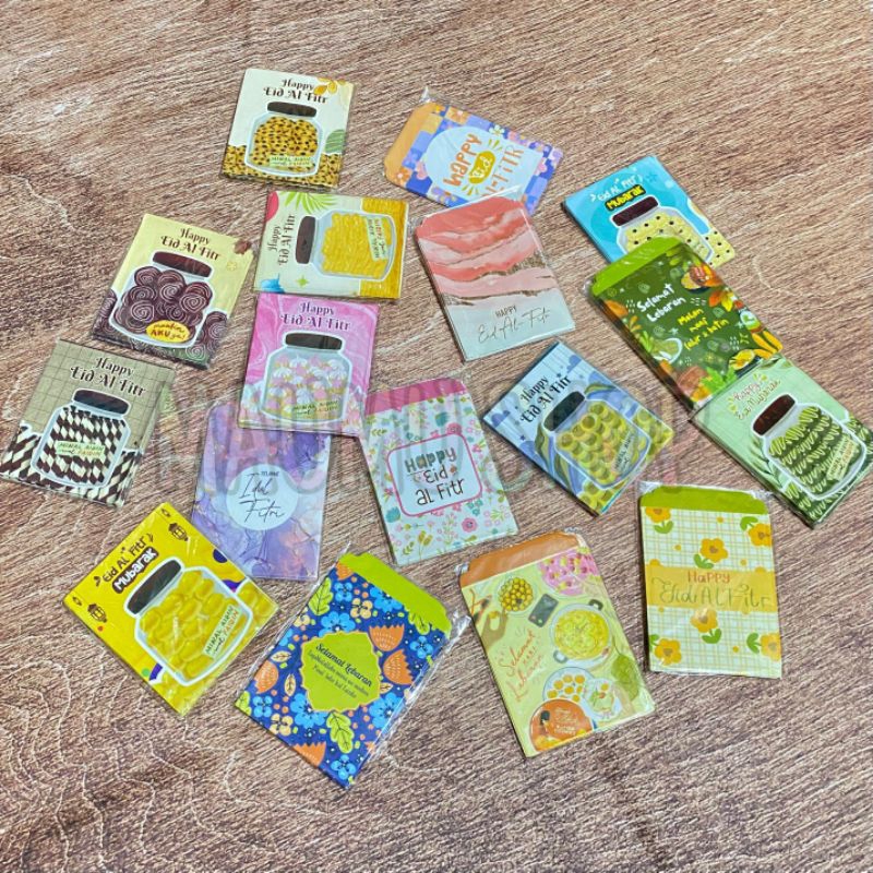 

[MAUMUSHOP] Amplop THR lebaran motif terbaru isi 10pcs