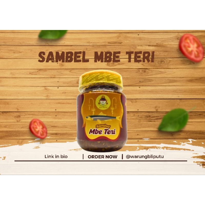 

SAMBEL MBE TERI - Sambal Matah Goreng BALI 200gr