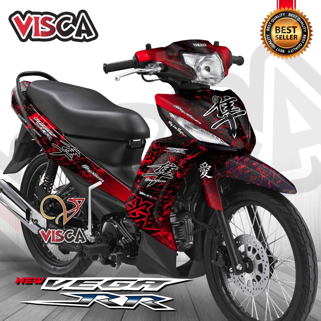 Decal Vega RR Full Body Stiker Vega RR Full Body Striping Vega RR Variasi Full Body HAYABUSA