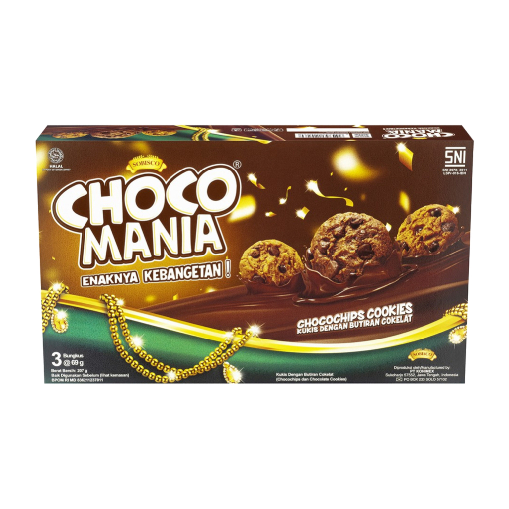 

ChocoMania / Choco Mania Biskuit Cookies Kurma 207 Gram Hampers Kue Lebaran Idul Fitri / Parcel / Parsel