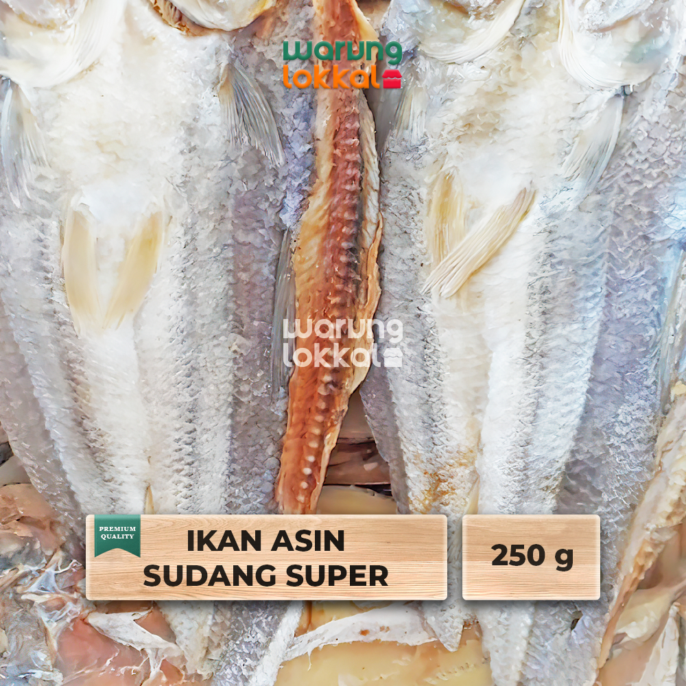 

Ikan Asin Sudang Super 250g - Warung Lokkal