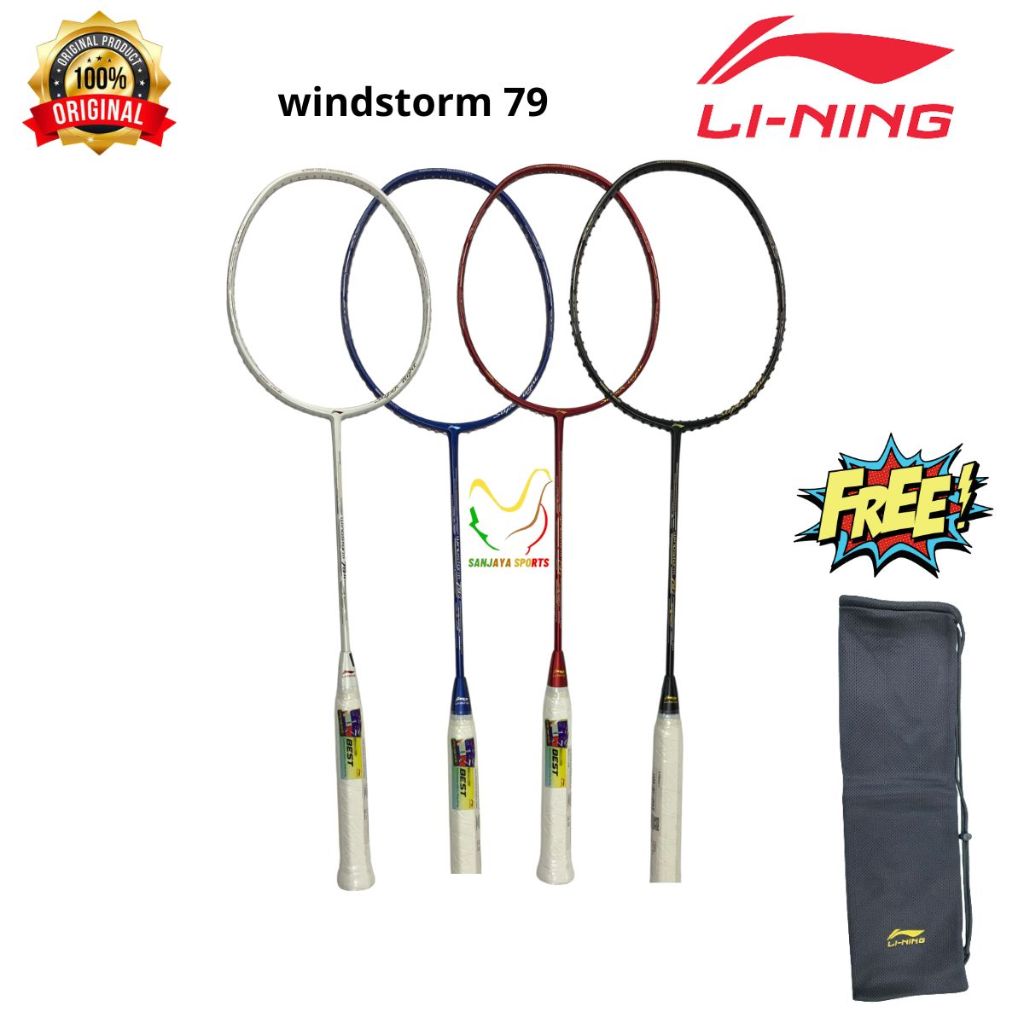 RAKET BADMINTON LINING WINDSTORM 79 S | H RAKET BADMINTON ORIGINAL