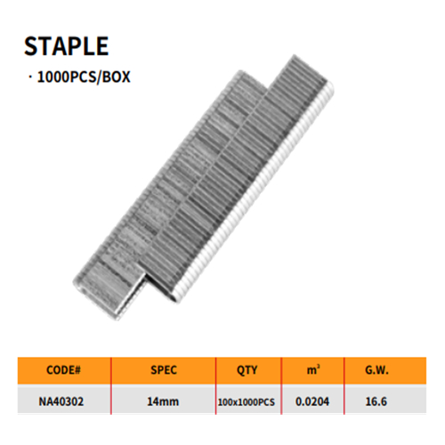 

DINGQI Isi Staples Angin Anak Staples Tembak Brad Nail NA40302