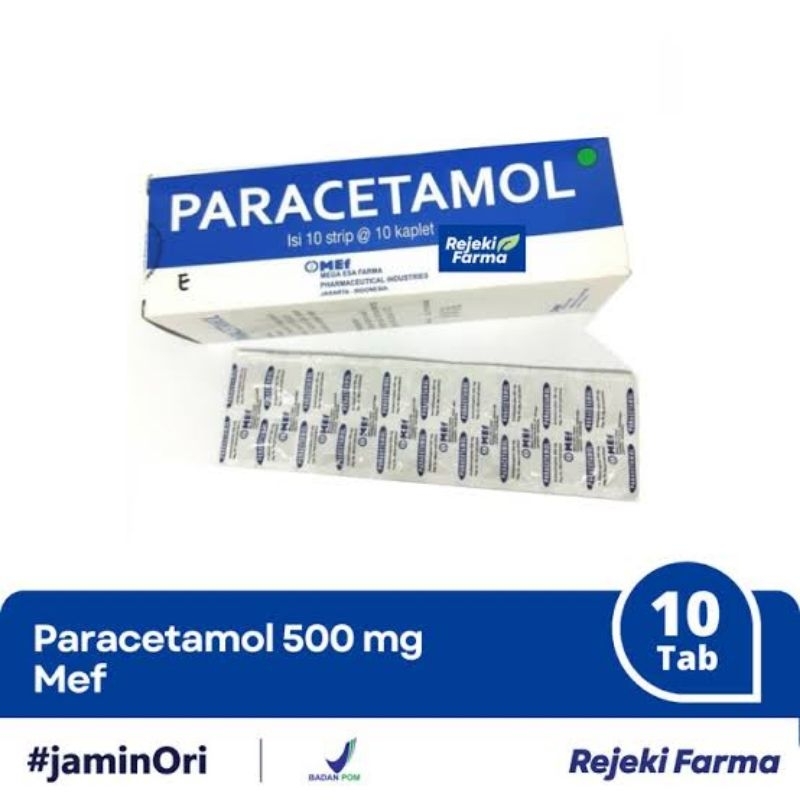 PARACETAMOL MEF 500MG