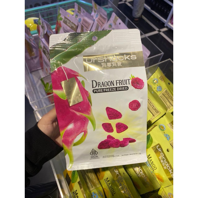 

Ursnacks Dragon Fruit Pure Freeze Dried 22gr