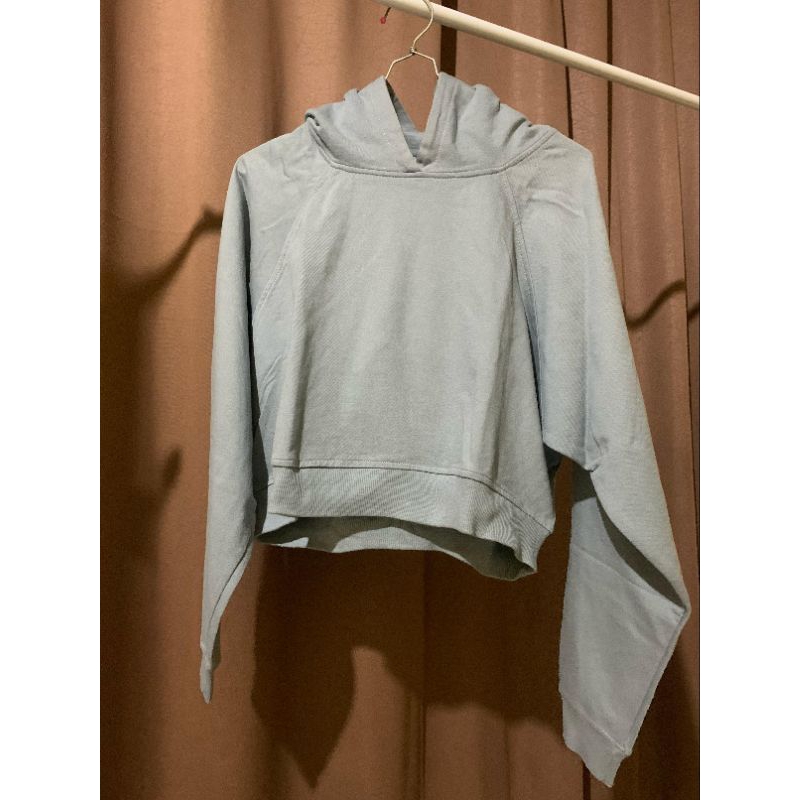 CROPTOP Sweater Biru Muda Biru Wardah PRELOVED
