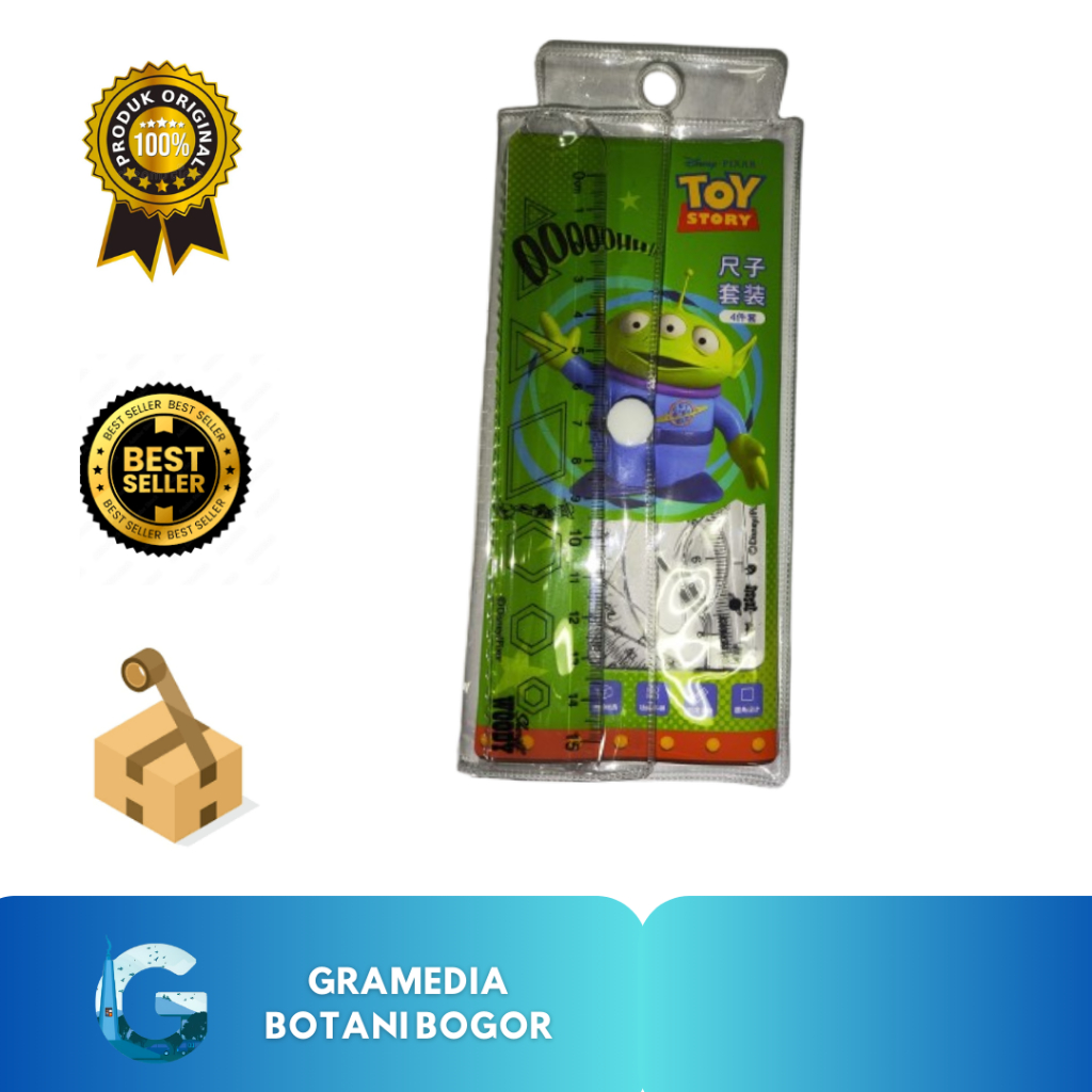 

GRAMEDIA BOGOR - KAKO TOY STORY RULER SET