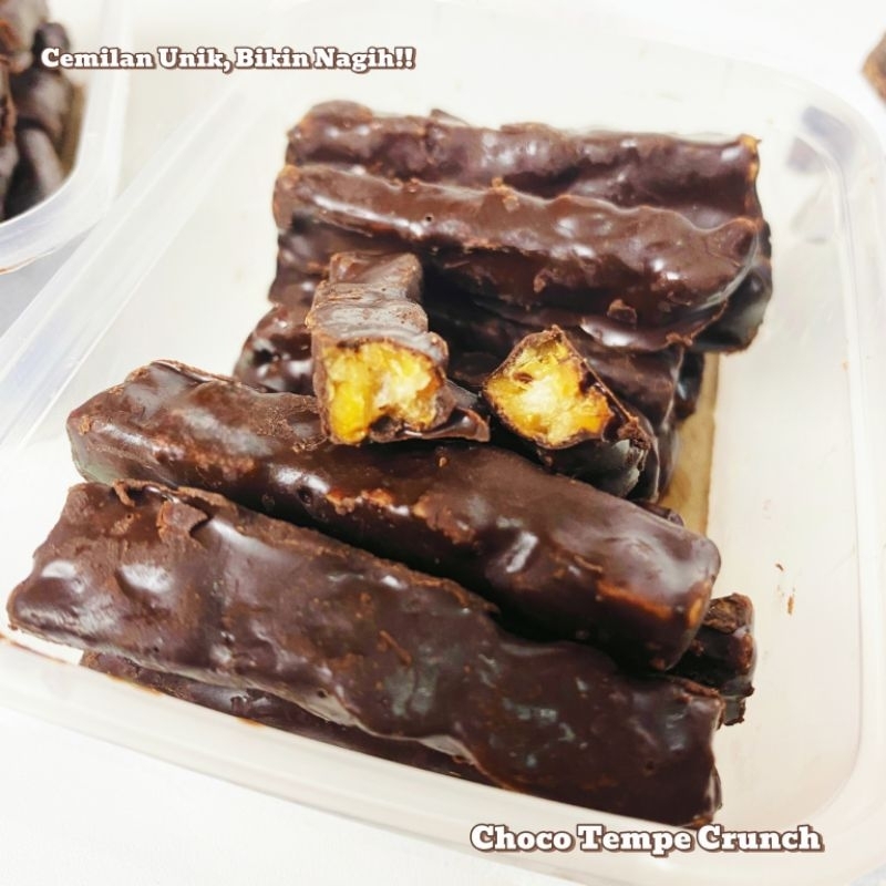 

Choco Tempe Crunch - Coklat Tempe Viral, Cemilan Renyah, Snack Kekinian