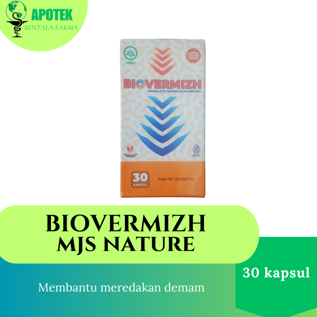 Biovermizh Kapsul Cacing Tanah isi 30 Kapsul