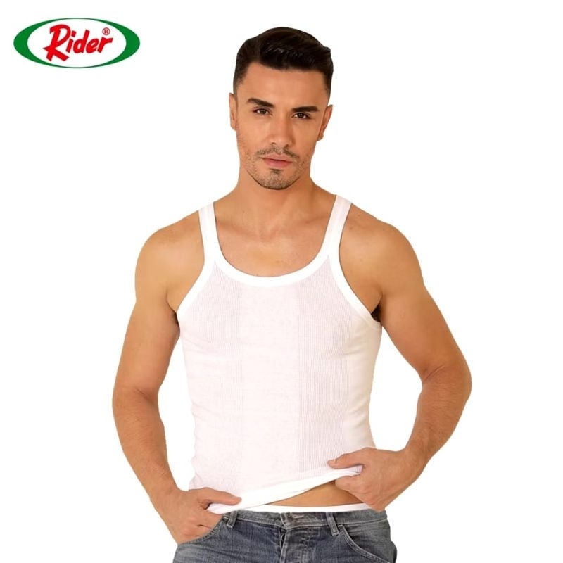 Singlet Pria Rider 123B - Dewasa, Kaos Dalam Pria Tanpa Lengan - multicore.store