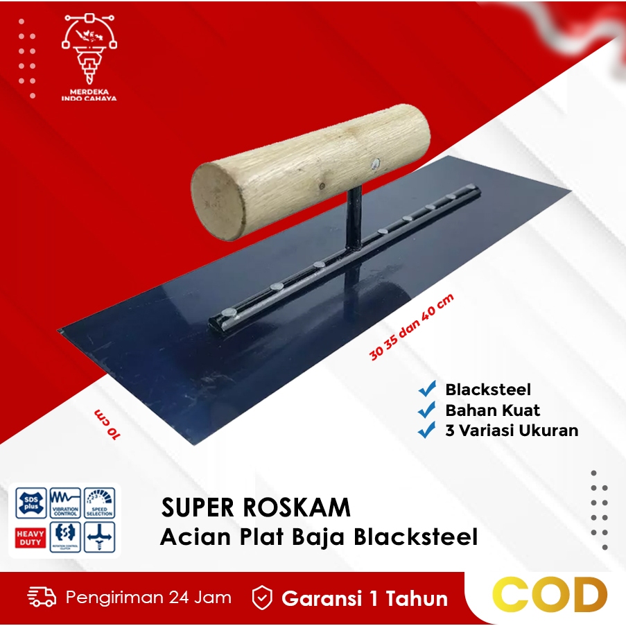 Super Roskam/Acian Plat Baja Blacksteel