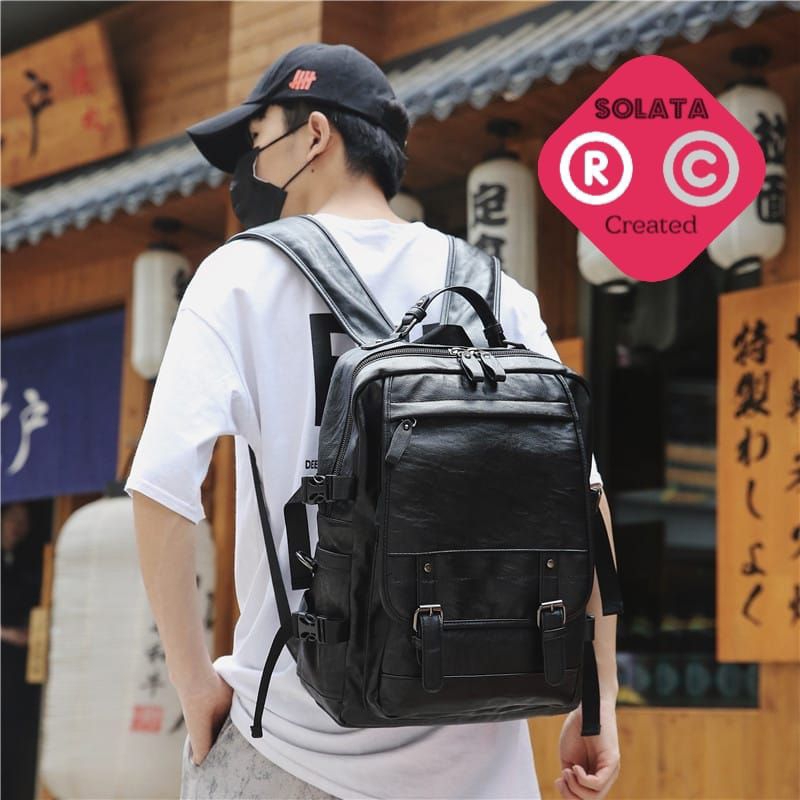 READY TAS KULIT PRIA WANITA IMPORT - TAS RANSEL PRIA WANITA - TAS RANSEL FASHION - RANSEL KULIT ASLI