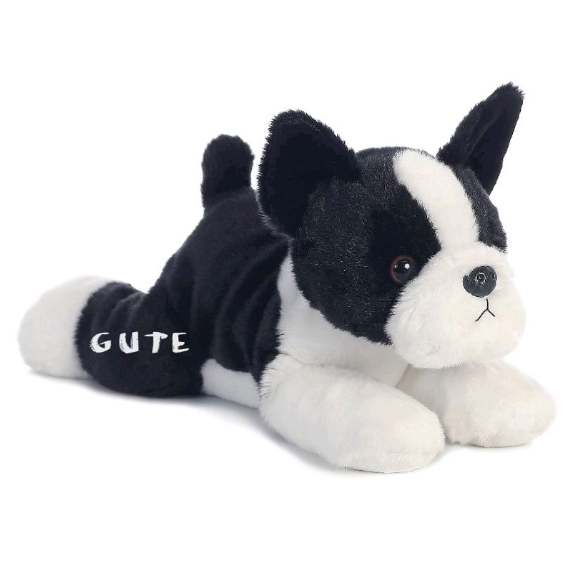 Boneka Anjing Buldog Boston Terrier