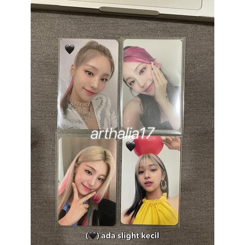 itzy pc photocard ryujin yeji SUBK mmt mymusictaste withdrama QOO100 benefit official not shy cil cr