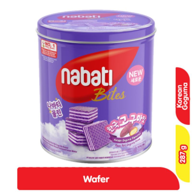 

nabati Wafer Korean Goguma Kaleng 287 g