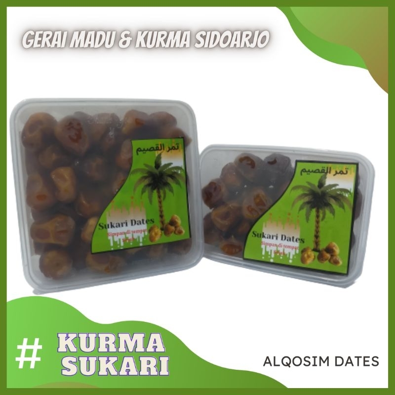 

kurma sukari basah al qosim kemasan box 1 kg