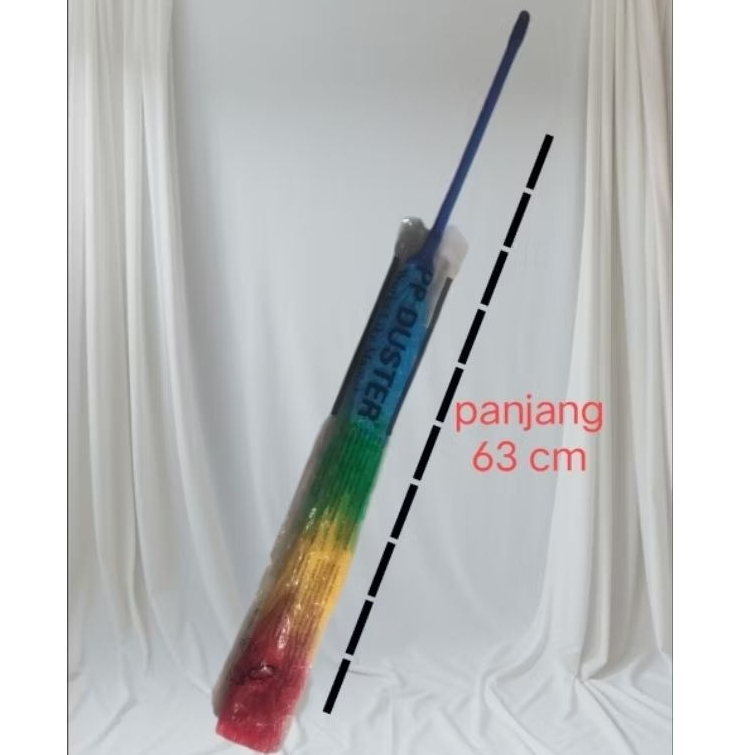 kemoceng tali plastik / kemoceng rainbow