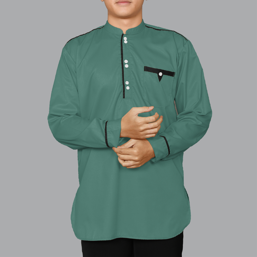 BAIHAKI - NEW 2025 BAJU KOKO KEMEJA KURTA JUMBO KATUN TOYOBO PREMIUM LENGAN TANGAN 3/4 TERBARU MODEL