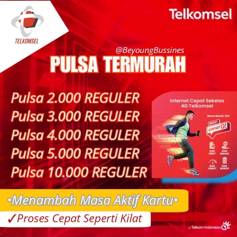 Pulsa Telkomsel Simpati & Menambah Masa Aktif 2k 3k 4k 5k 10k