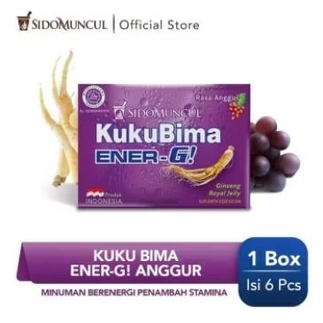 

1 BOX KUKUBIMA ERGI ! GINGSENG ROYAL JELLY ISI 6 PCS