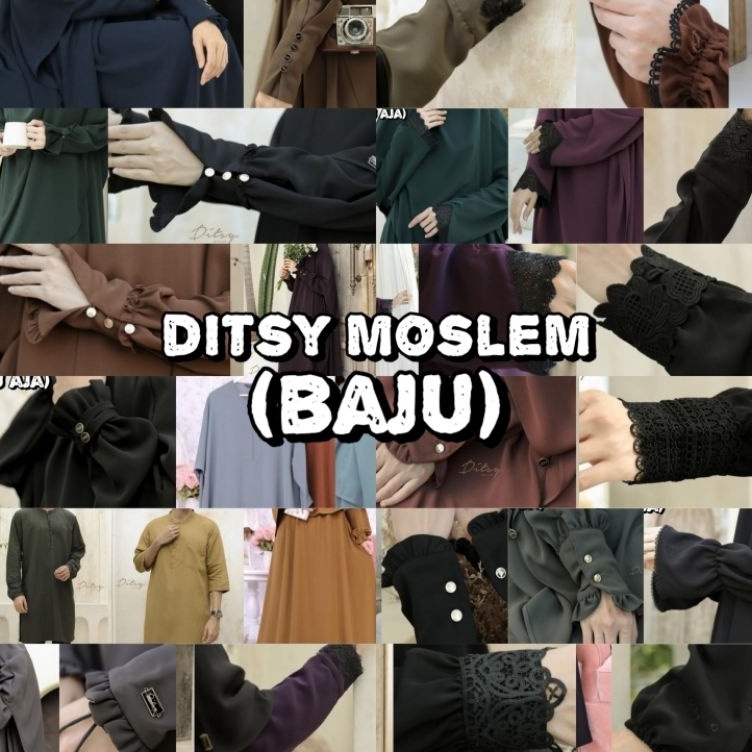 KODE L43Z BAJU DITSY MOSLEM DITMOS FEBRUARI SIAP KIRIM Laidie Quail Loria Black Lemny Shitake Lecill