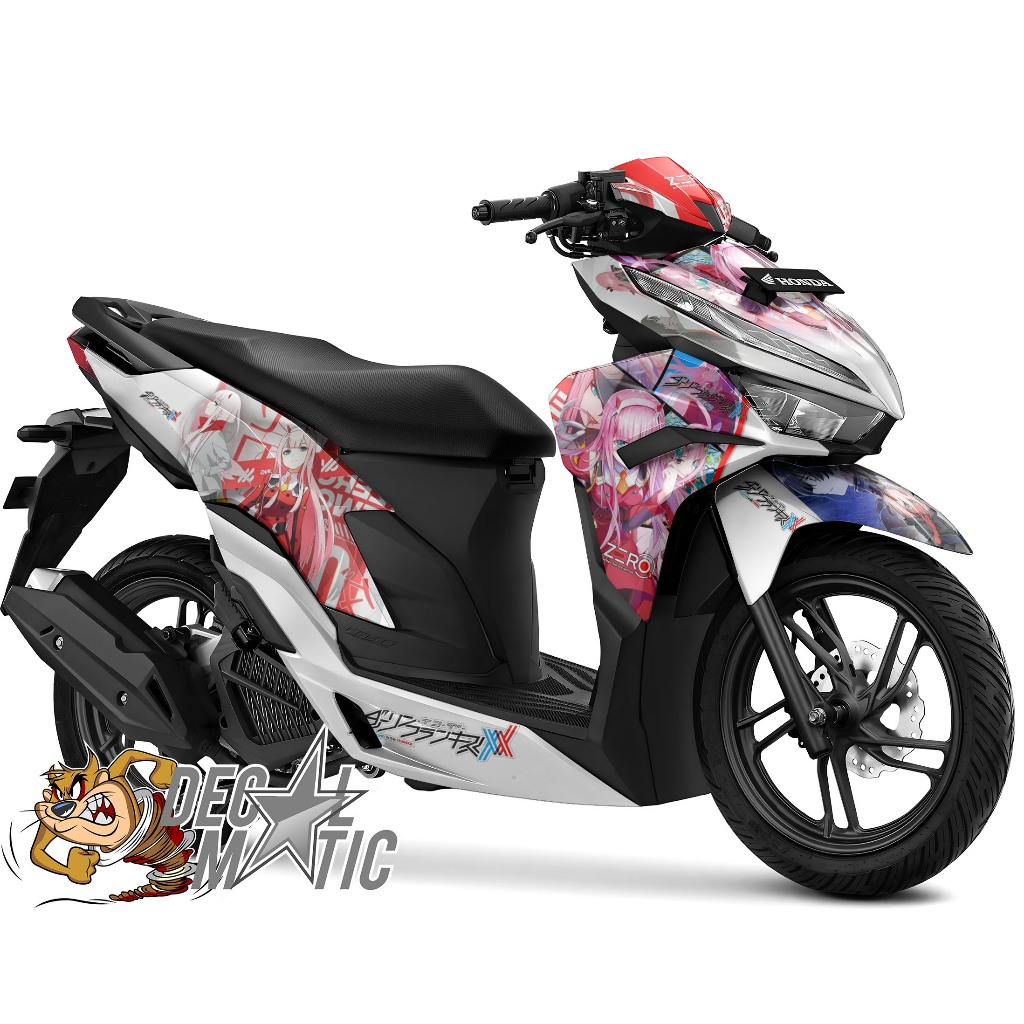 Decal Vario 125 New 2022 Full Body Stiker Full Body Vario 125 Gen 2 New 2023 2024 Anime Zero Two