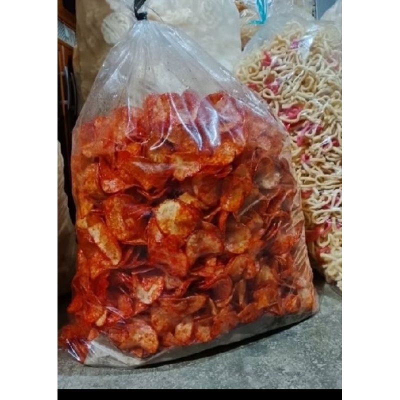 

keripik singkong balado pedas manis/keripik singkong balado kemasan 250 gram