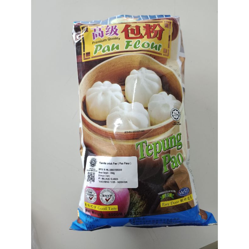 

TEPUNG PAO PREMIX 650GRAM KUALITAS PREMIUM TERMURAH