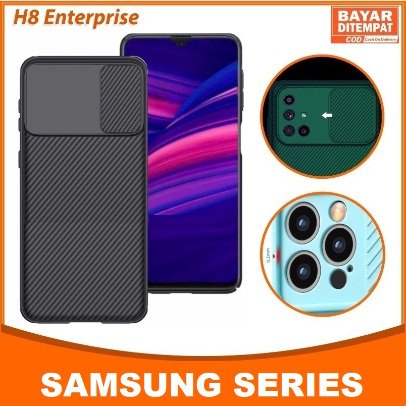 Case Samsung A02S A03S A13 4G A23 A32 5G A22 M22 M32 M62 F62 Melindungi Kamera Privasi Penutup Belak